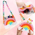 Pop Fidget Toys Rainbow Shoulder Bag by DailySale