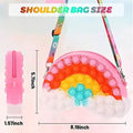 Pop Fidget Toys Rainbow Shoulder Bag by DailySale