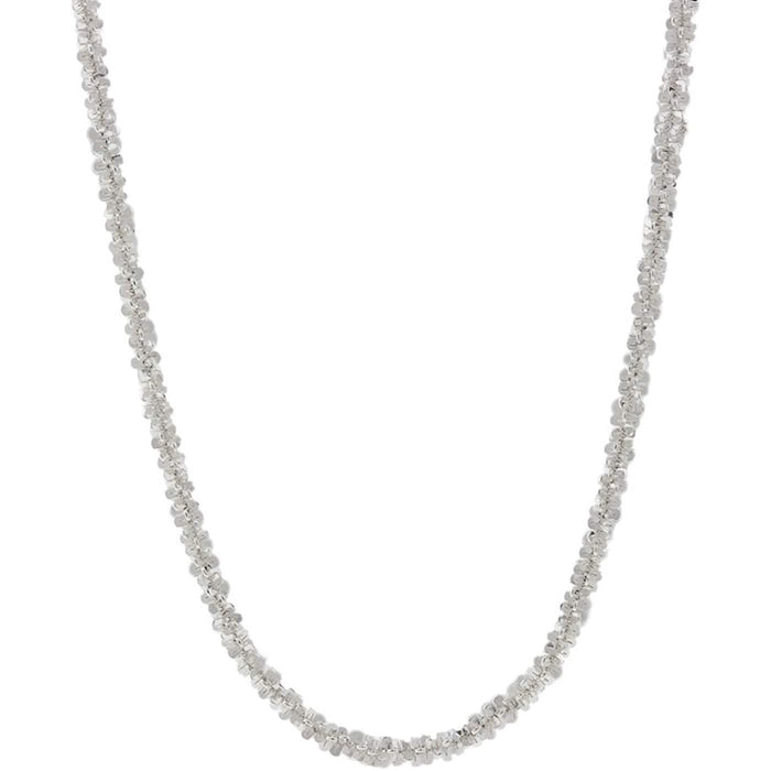 Pori Jewelers 925 Sterling Silver 2MM Twisted ROC Chain Necklace by DailySale