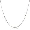 Pori Jewelers .925 Sterling Silver .7MM Magic 8 Sided Italian Snake Chain
