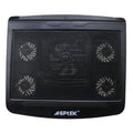 Portable 5 Fans Cooling Pad LED Light Radiator by DailySale