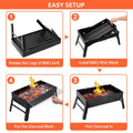 Portable Barbecue Grill Foldable Charcoal by DailySale