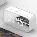Portable Bluetooth Speaker Mirror Alarm Clock by DailySale