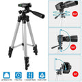 Portable Camera Tripod 45" Adjustable Camera Stand by DailySale