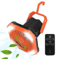 Portable Camping Lantern Fan 10000mAh Battery Powered with 4 Light Modes by DailySale