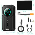 Portable Car Compressor Wireless Electric Air Pump 150 PSI with LED Light by DailySale
