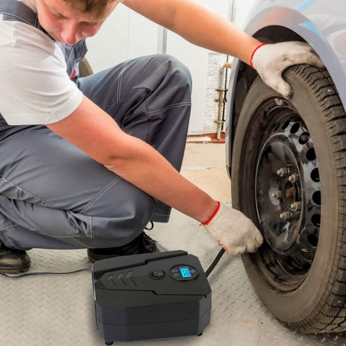 Portable Car Tire Inflator DC 12V Digital Car Air Pump Compressor by DailySale