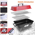 Portable Charcoal Tabletop Grill with Lid by DailySale