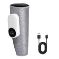 Portable Cordless Rechargeable Air Leg Compression Massage Adjustable Wrap with 3 Modes Intensities Heating Function by DailySale