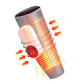 Portable Cordless Rechargeable Air Leg Compression Massage Adjustable Wrap with 3 Modes Intensities Heating Function by DailySale