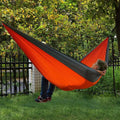 Portable Double Person Canvas Hammock Outdoor Camping Garden Beach Travel Swing by DailySale