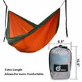 Portable Double Person Canvas Hammock Outdoor Camping Garden Beach Travel Swing by DailySale