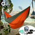 Portable Double Person Canvas Hammock Outdoor Camping Garden Beach Travel Swing by DailySale