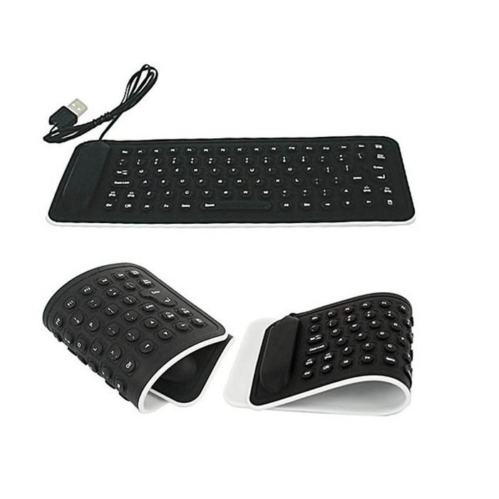 Portable Flexible Silicone Keyboard by DailySale