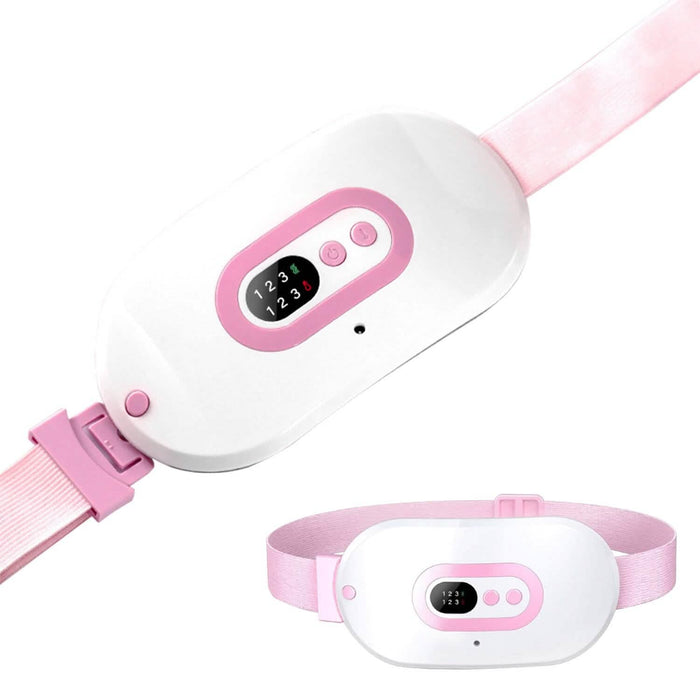 Portable Heating Pad For Cramps Fast Heating with 3 Heat Levels and 3 Massage Modes by DailySale