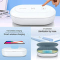 Portable Multi-Function Cell Phone Cleaning Box with Aroma Diffuser and Wireless Charger, Cleaning Box - OJD-L03 by DailySale