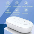 Portable Multi-Function Cell Phone Cleaning Box with Aroma Diffuser and Wireless Charger, Cleaning Box - OJD-L03 by DailySale