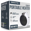 Portable Plug In Electric Heat Adjustable Thermostat by DailySale