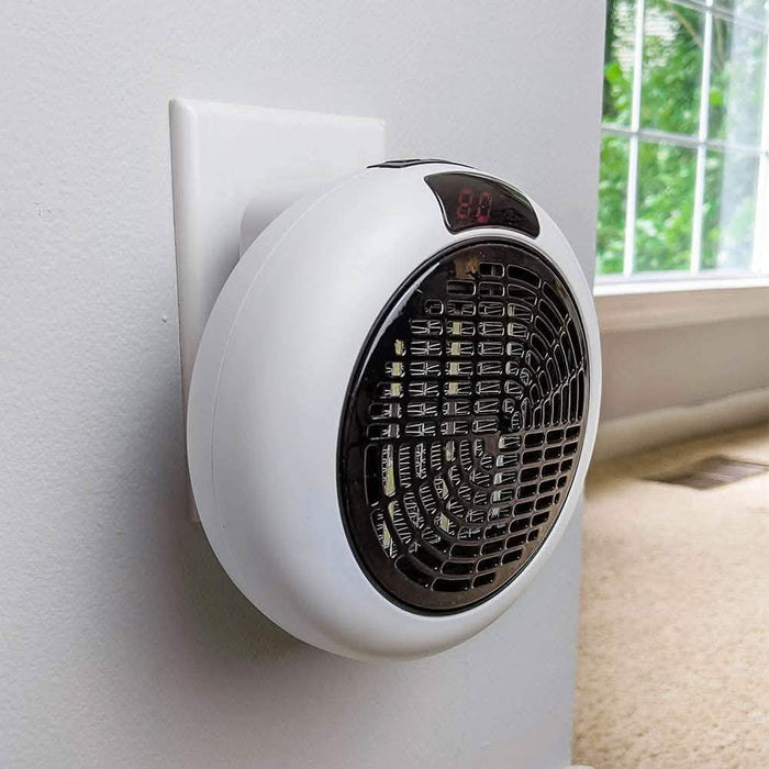 Portable Plug In Electric Heat Adjustable Thermostat by DailySale
