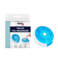 Portable Push Button Rotating Round Case Once A Day Daily Medicine Organizer by DailySale