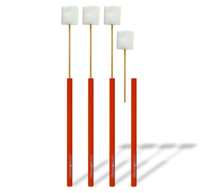 Portable Reusable Skewer 4 Pack by City Bonfires