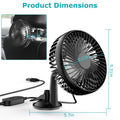 Portable Rotatable Car Cooling Fan by DailySale