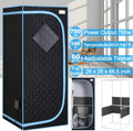 Portable Sauna Tent with Heating Foot Pad and Portable Chair by DailySale