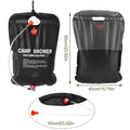 Portable Solar Heated Shower Bag by DailySale