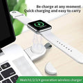 Portable USB Wireless Magnetic Fast Charging Compatible for Apple Watch Series by DailySale