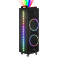 Portable Wireless Party Speaker Colorful Lights DJ PA System by DailySale