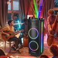 Portable Wireless Party Speaker Colorful Lights DJ PA System by DailySale