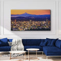 Portland Oregon Skyline Canvas Wall Art by Tailored Canvases