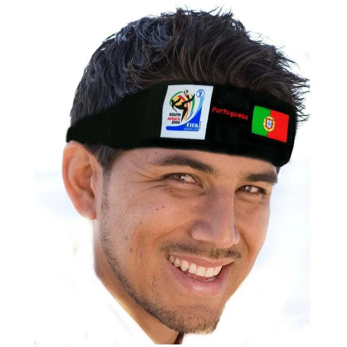 Portugal World Cup Soccer Headband – Official FIFA Licensed Retro Fan Gear by Price Is Right Miami
