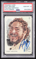 Post Malone Signed 2019 Topps Allen and Ginter #176 (PSA | Autograph Grade 10) by Price Is Right Miami