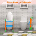 Potty Training Toilet Seat with Steps by DailySale