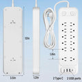 Power Strip with Surge Protector Extension Cord by DailySale