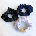 Power Trio - 3-Pack Neutral Buckle Scrunchies Bundle - No Snagging, No Tangles by Buckle Scrunchies by RE.STATEMENT