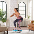 PowerFit Elite Vibration Platform with Exercise Bands and Mat (Refurbished) by DailySale