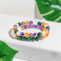 Powerhouse of Wealth Manifestation - Crystal Quartet Bracelet Set by Conscious Items