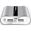 Powermaster 12000mAh Portable Charger with Dual USB Ports 3.1A Output by DailySale