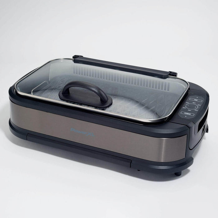 PowerXL 1500W Smokeless Grill Pro with Griddle Plate (Refurbished) by DailySale