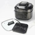 PowerXL 1550W 6-qt 12-in-1 Grill Air Fryer Combo with Glass Lid (Refurbished) by DailySale