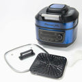 PowerXL 1550W 6-qt 12-in-1 Grill Air Fryer Combo with Glass Lid (Refurbished) by DailySale