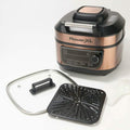 PowerXL 1550W 6-qt 12-in-1 Grill Air Fryer Combo with Glass Lid (Refurbished) by DailySale