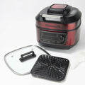 PowerXL 1550W 6-qt 12-in-1 Grill Air Fryer Combo with Glass Lid (Refurbished) by DailySale