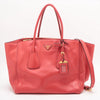 Prada 2 Way Vitello Twin Pocket Calf Tote Bag #1939
