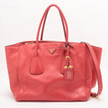 Prada 2 Way Vitello Twin Pocket Calf Tote Bag #1939 by Bolt Boutique