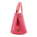 Prada 2Way Canvas Canapa Logo Tote Pink Small #3053 by Bolt Boutique