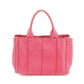 Prada 2Way Canvas Canapa Logo Tote Pink Small #3053 by Bolt Boutique