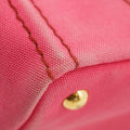 Prada 2Way Canvas Canapa Logo Tote Pink Small #3053 by Bolt Boutique